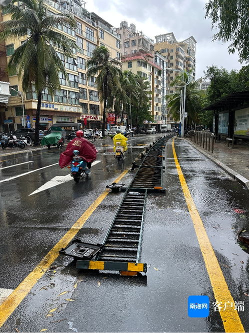 原创组图 直击强风暴雨天气的三亚