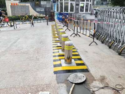 全自动升降柱 广州景区智慧化道路设施的革新应用